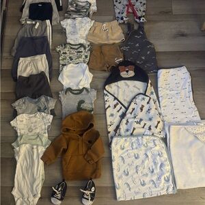 3-6 months baby boy clothes lot